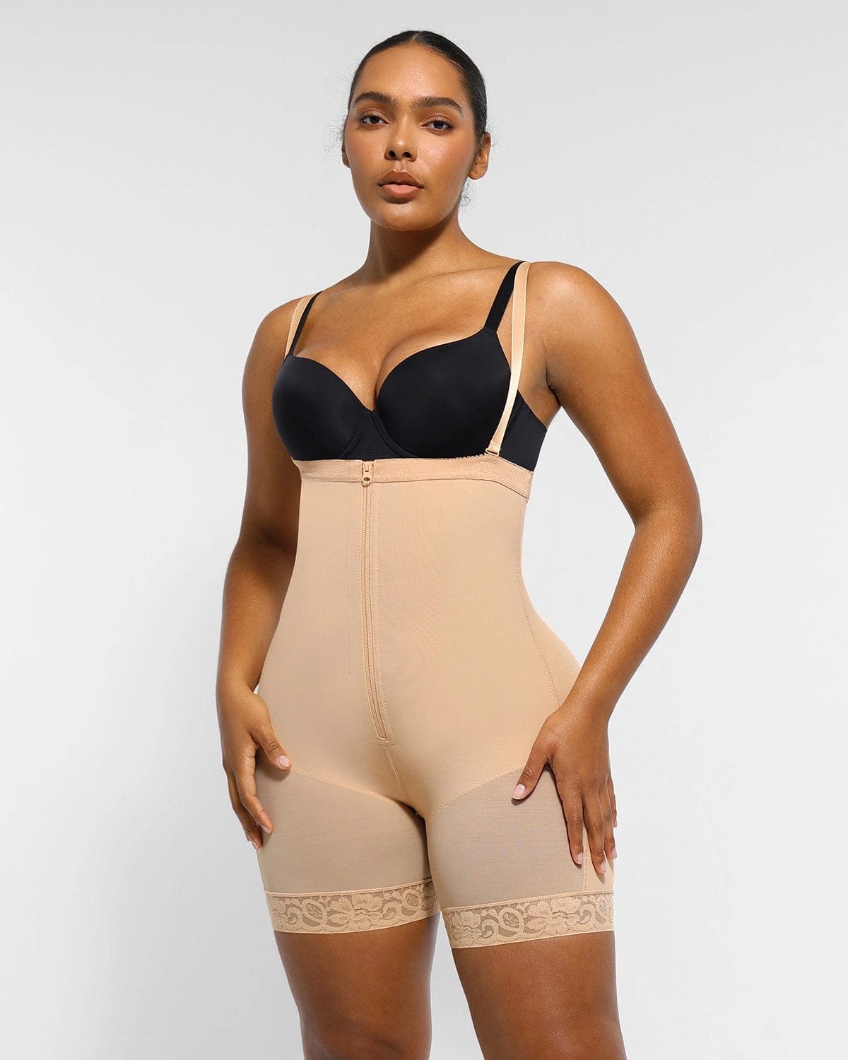 Modelador de body de compressão AirSlim® Firm Tummy com levantador de bumbum